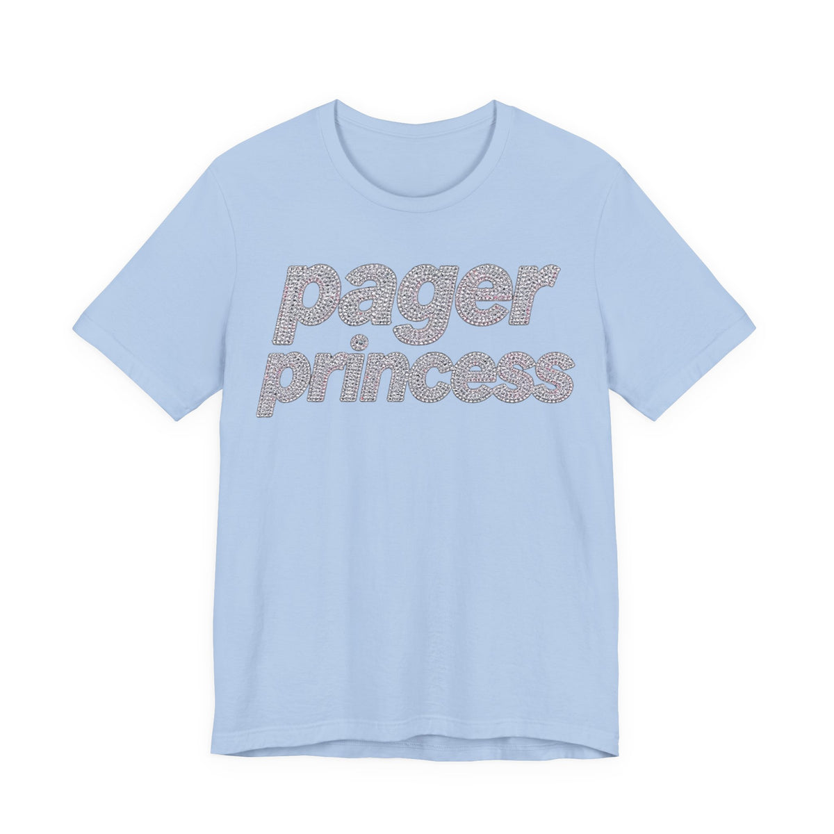 pager princess Tee - Y2K Graphic Classic Cotton Top