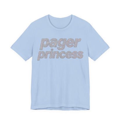 pager princess Tee - Y2K Graphic Classic Cotton Top