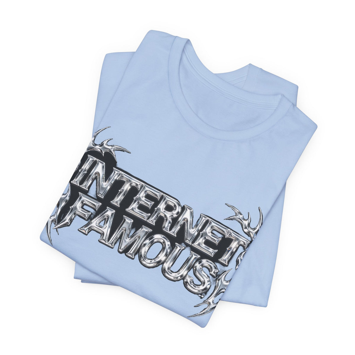 INTERNET FAMOUS Tribal Chrome Tee - Y2K Graphic Classic Cotton Top