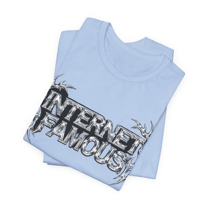 INTERNET FAMOUS Tribal Chrome Tee - Y2K Graphic Classic Cotton Top