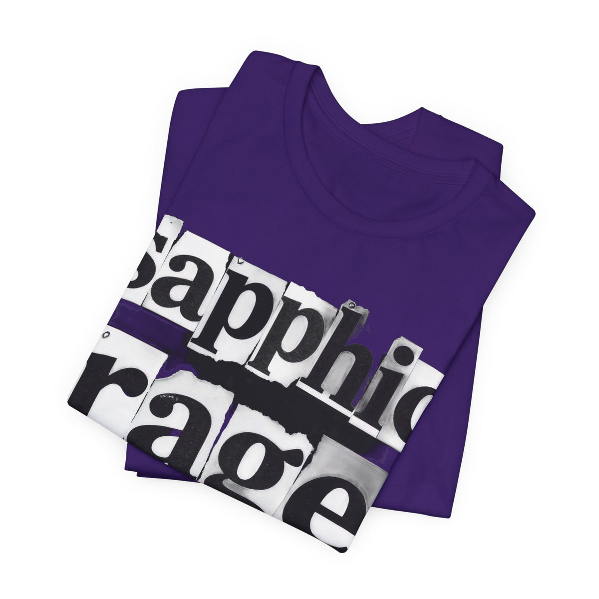 sapphic rage Punk Zine Tee - Y2K Graphic Classic Cotton Top