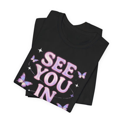 SEE YOU IN HELL (from heaven) Tee - Y2K Graphic Classic Cotton Top