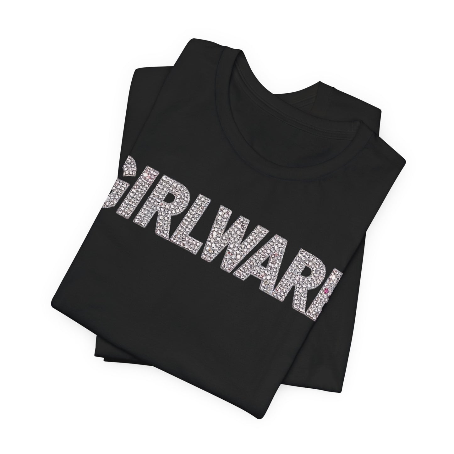 GIRLWARE Rhinestone Tee - Y2K Graphic Classic Cotton Top
