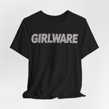 GIRLWARE Rhinestone Tee - Y2K Graphic Classic Cotton Top
