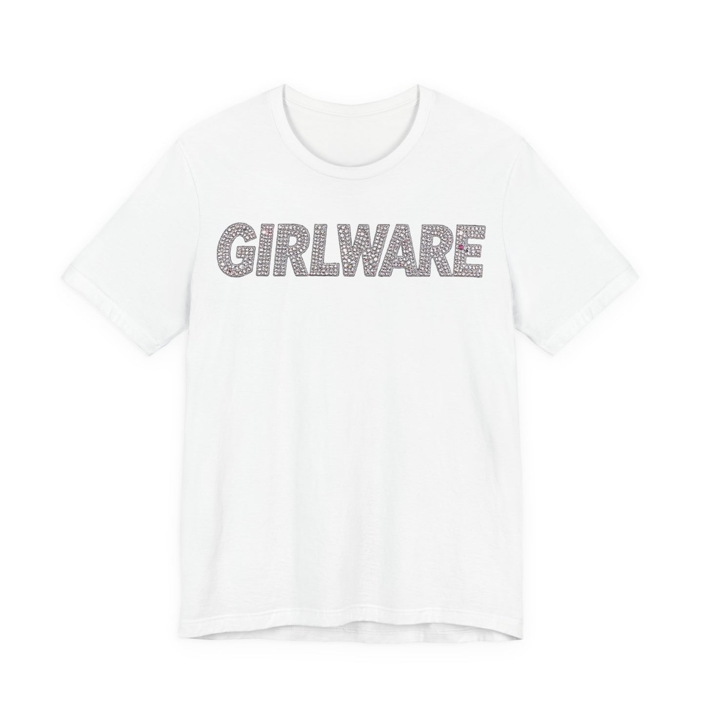 GIRLWARE Rhinestone Tee - Y2K Graphic Classic Cotton Top