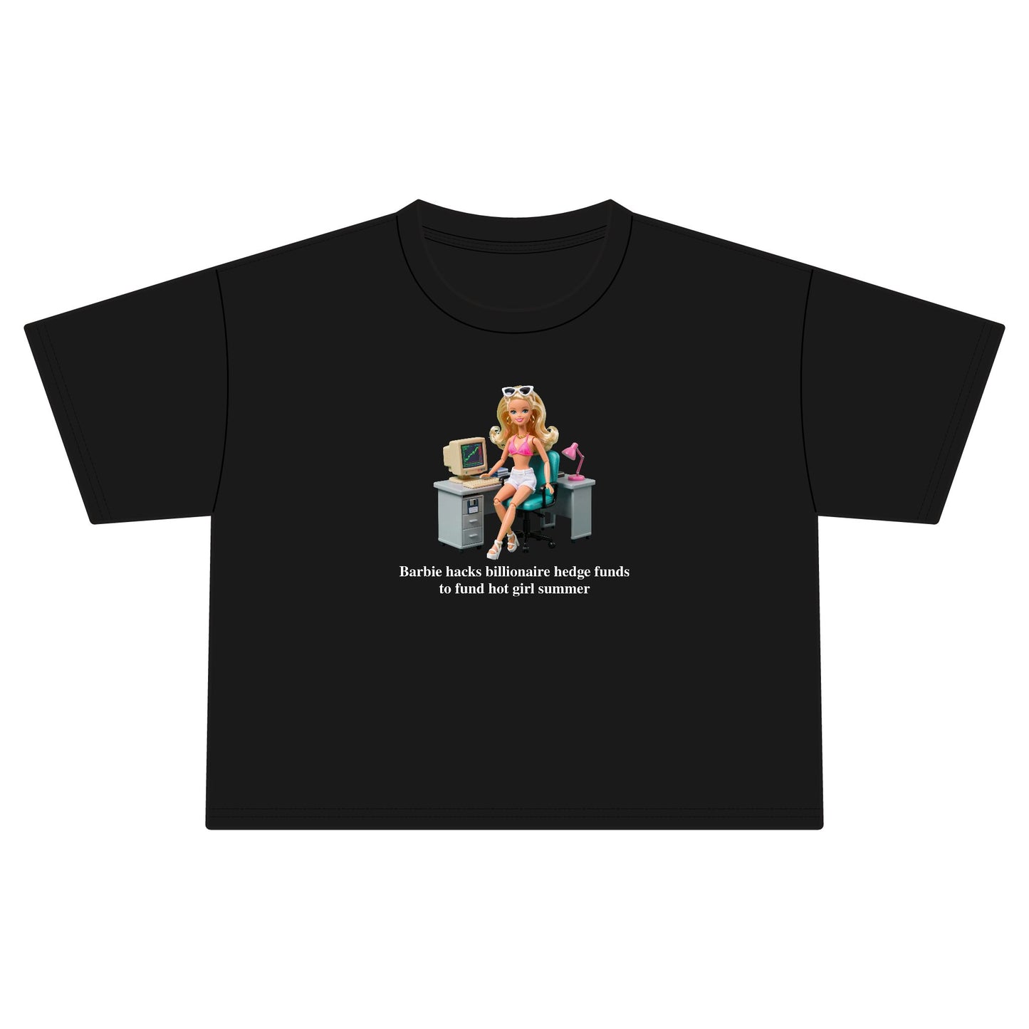 Hedge Fund Barb Crop Tee