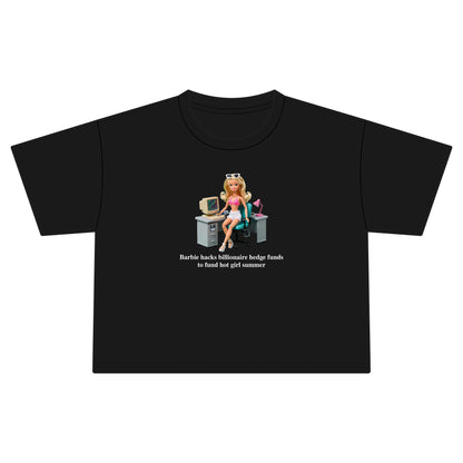 Hedge Fund Barb Crop Tee