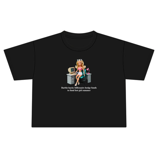 Hedge Fund Barb Crop Tee