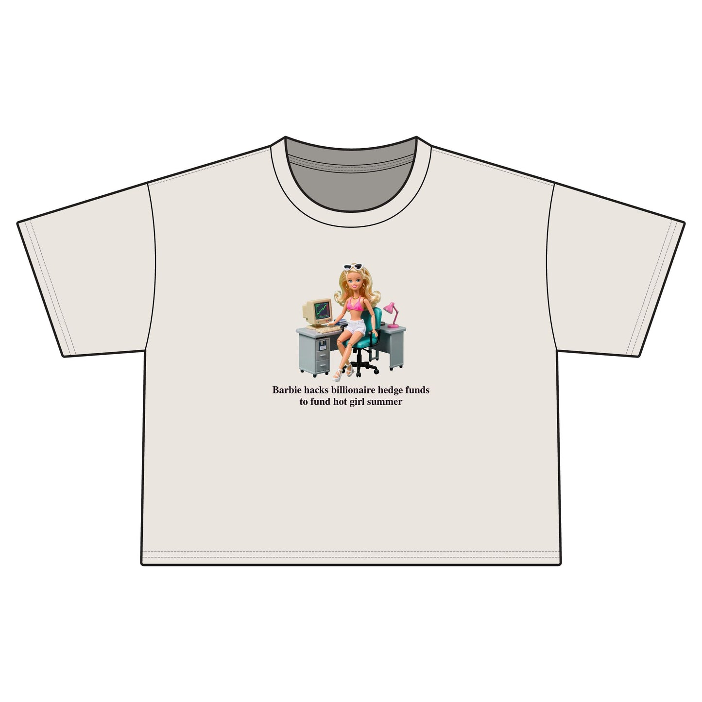 Hedge Fund Barb Crop Tee