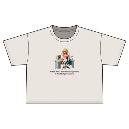 Hedge Fund Barb Crop Tee
