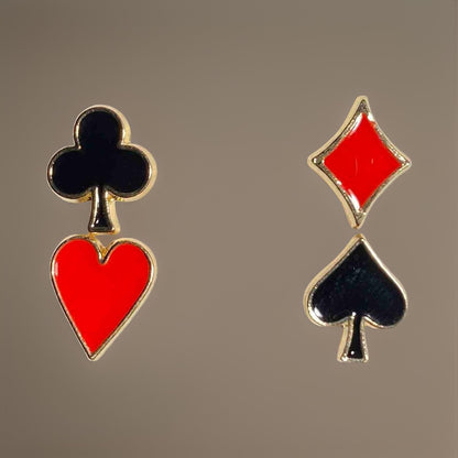 Card Suit Stud Earrings