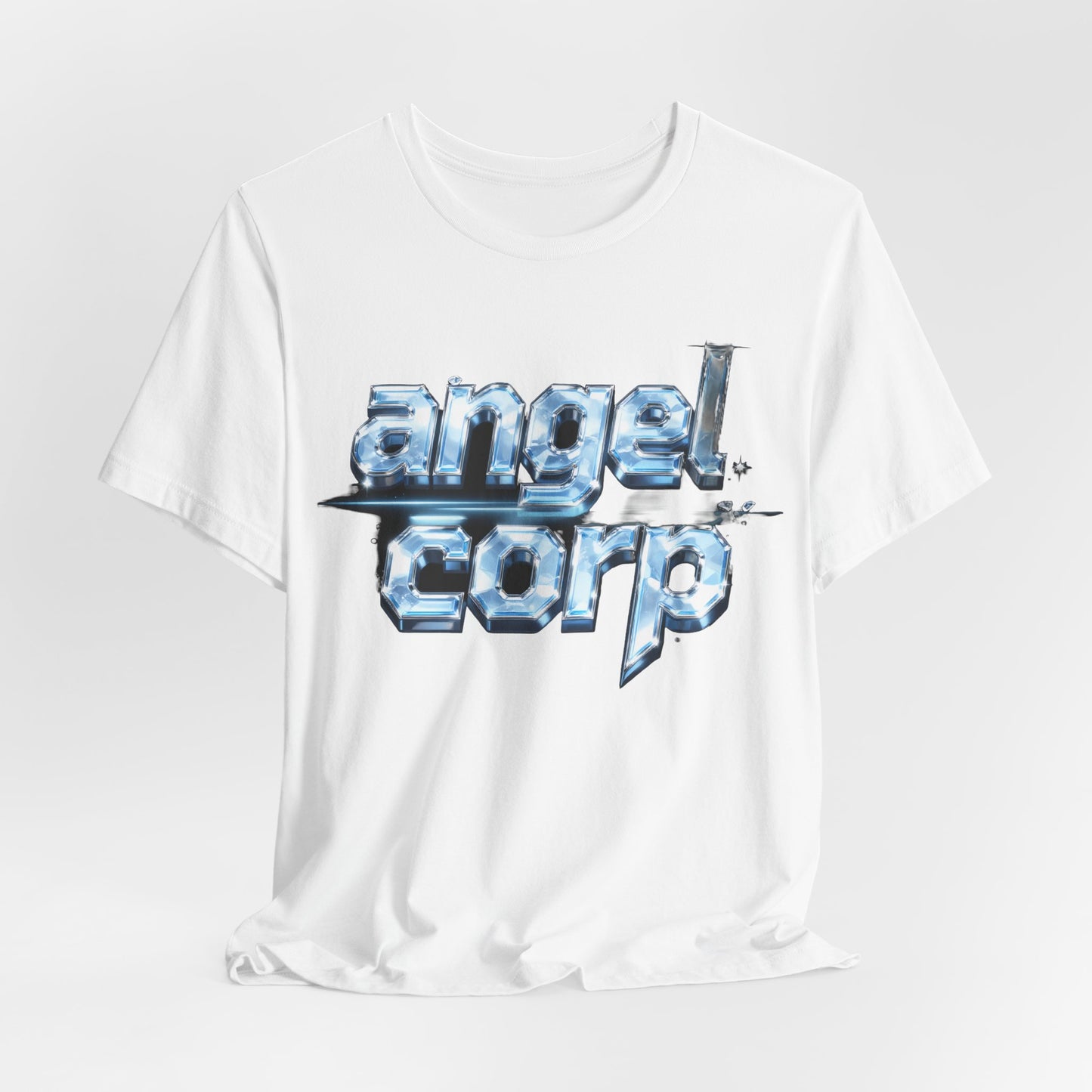 angelcorp Ice Chrome Tee - Y2K Graphic Classic Cotton Top