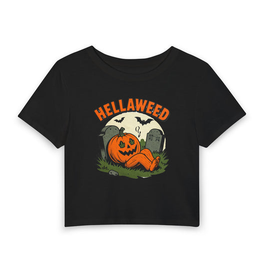 Hellaweed Graveyard Baby Tee