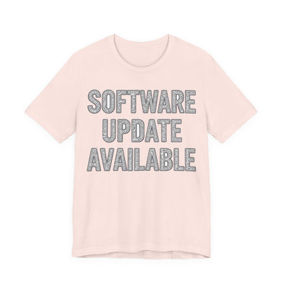 SOFTWARE UPDATE AVAILABLE Tee - Y2K Graphic Classic Cotton Top