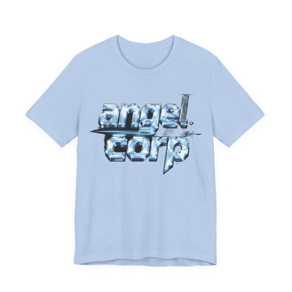 angelcorp Ice Chrome Tee - Y2K Graphic Classic Cotton Top
