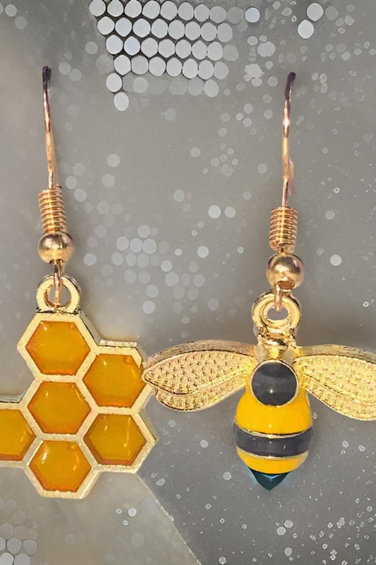 Honeybee Mismatched Earrings Set