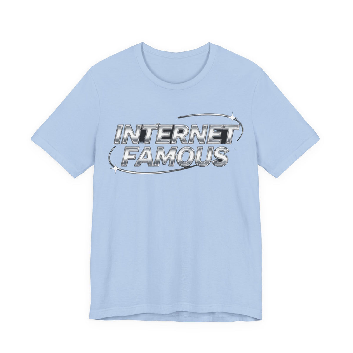 INTERNET FAMOUS Chrome Orbit Tee - Y2K Graphic Classic Cotton Top