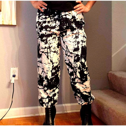 Grunge Print Joggers