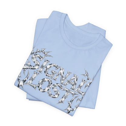 SIGNAL LOST Tee - Y2K Graphic Classic Cotton Top