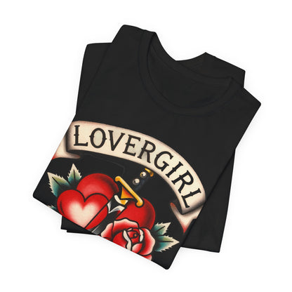 LOVERGIRL Tee - Y2K Graphic Classic Cotton Top