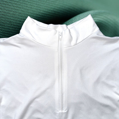 Cloud Zip Crop Top