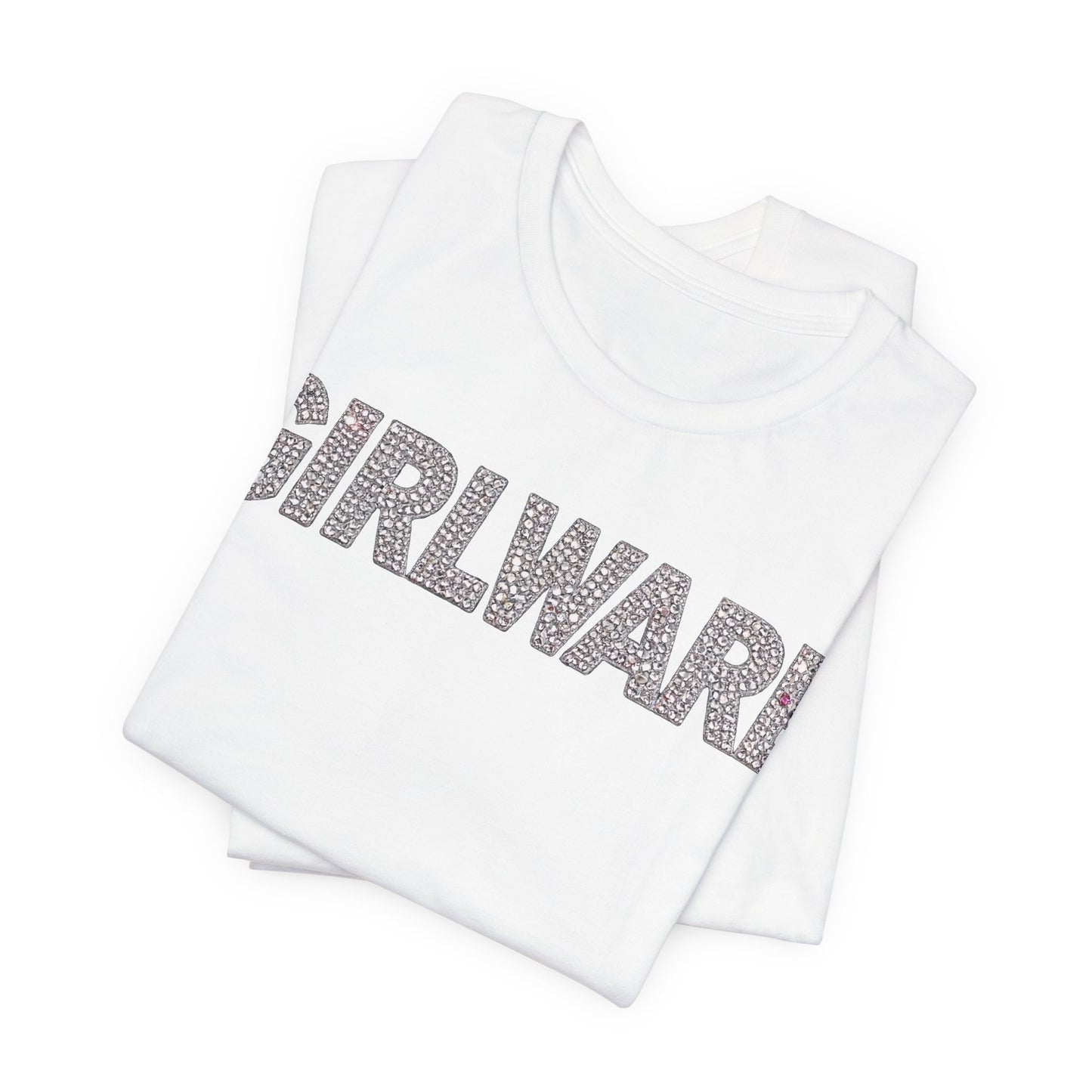 GIRLWARE Rhinestone Tee - Y2K Graphic Classic Cotton Top