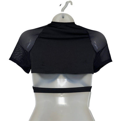 Mesh Magic Curve Crop Top