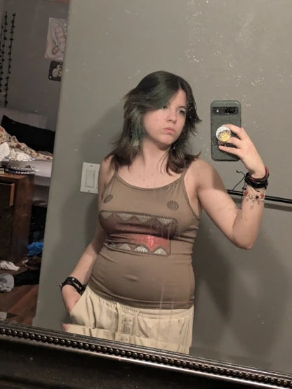 Customer photo - cami worn with jeans
