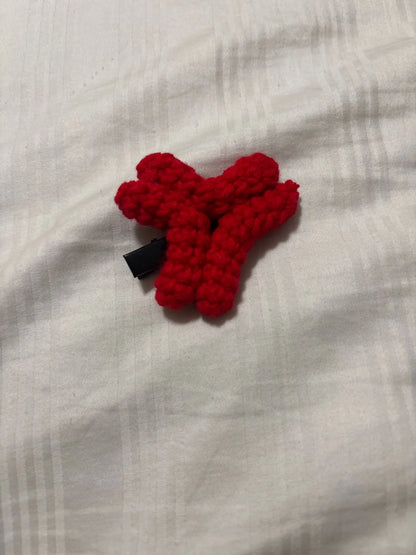 Customer photo - showing the black snap clip on the back