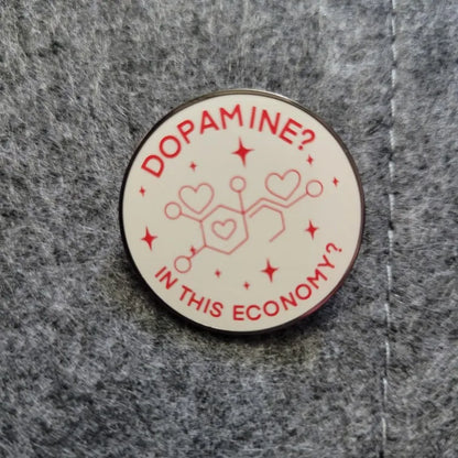 Customer photo - pin on grey felt