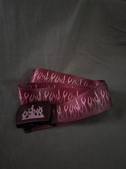 Customer photo - pink flame belts