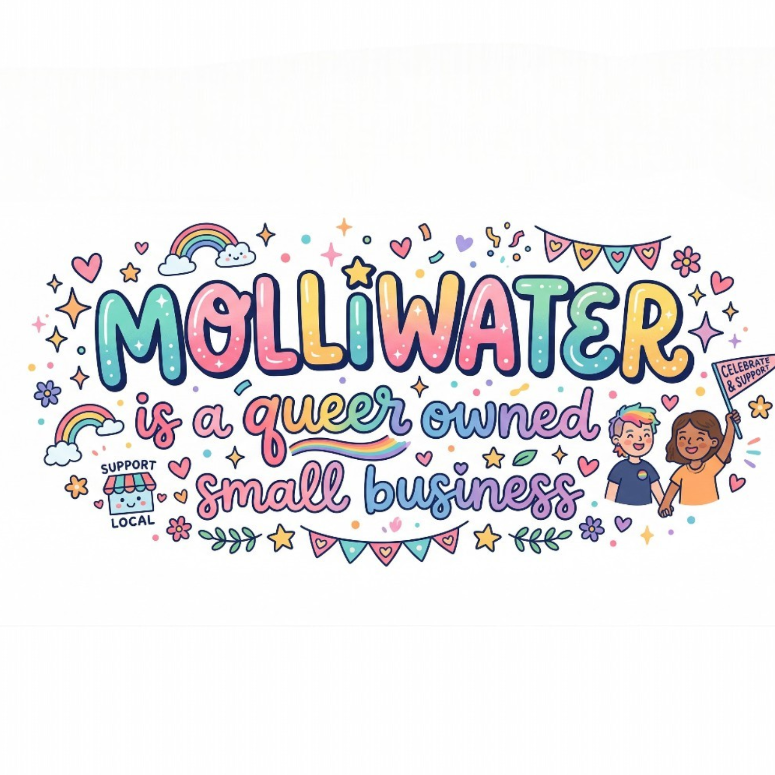 Molliwater - queer owned small business