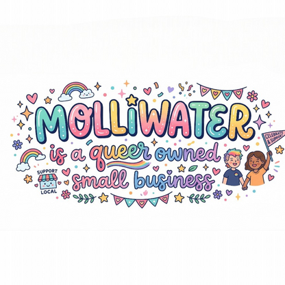 Molliwater - queer owned small business
