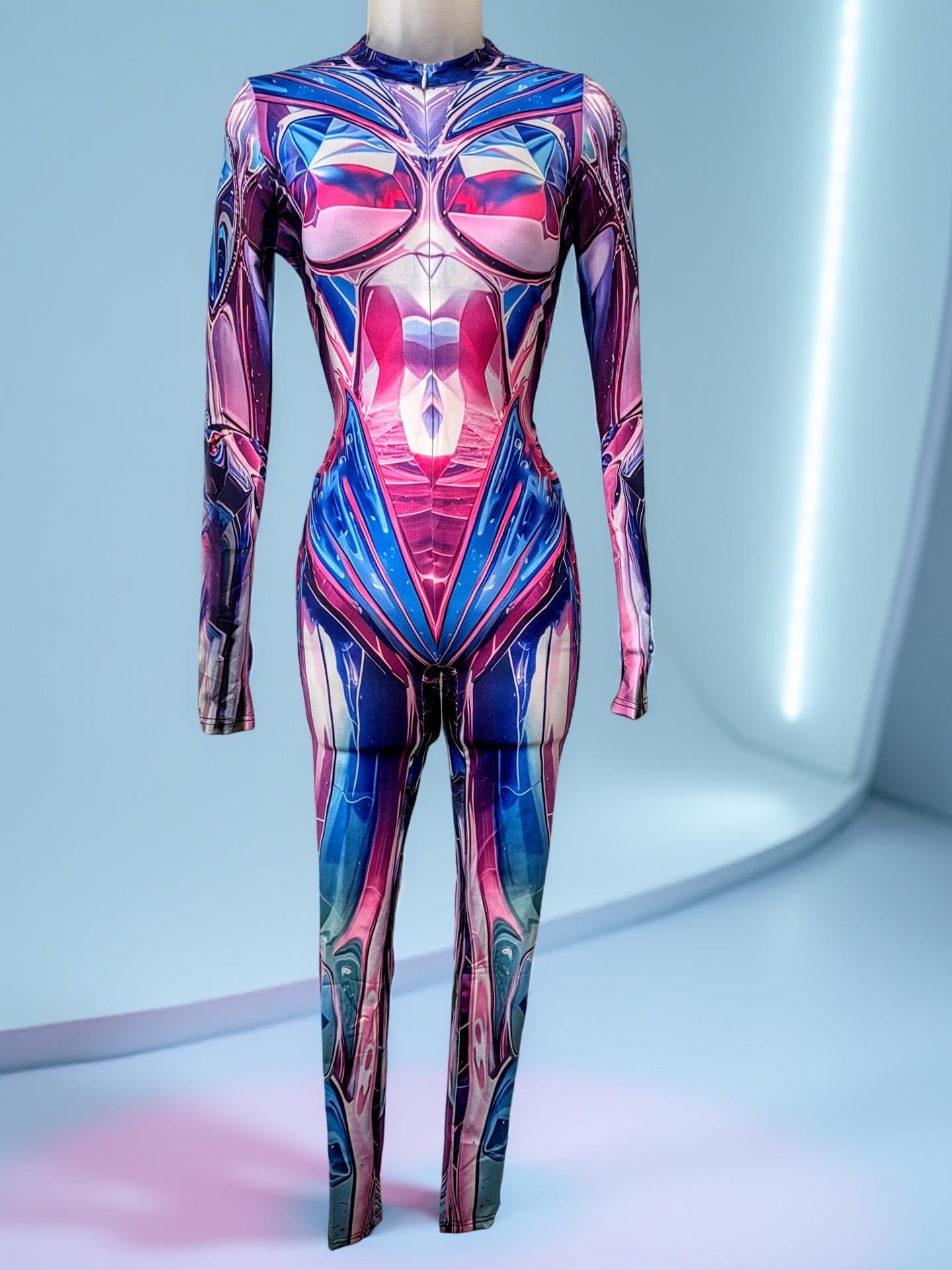 Starlit Spectrum Metallic Mirage Jumpsuit