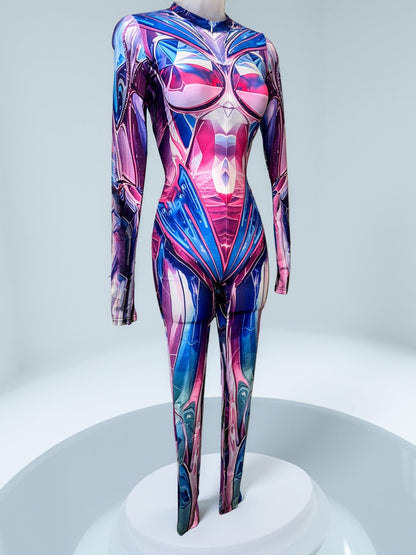 Starlit Spectrum Metallic Mirage Jumpsuit