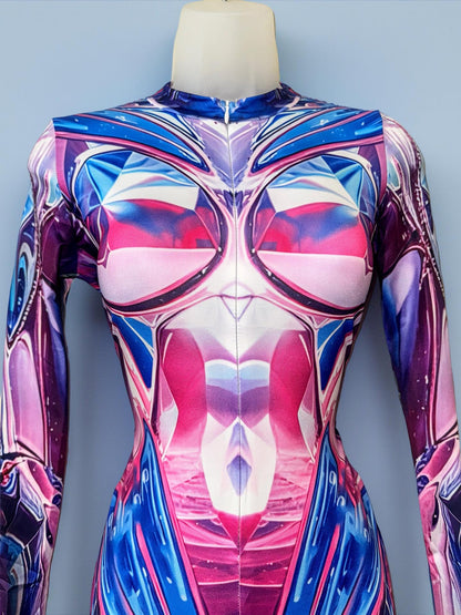 Starlit Spectrum Metallic Mirage Jumpsuit