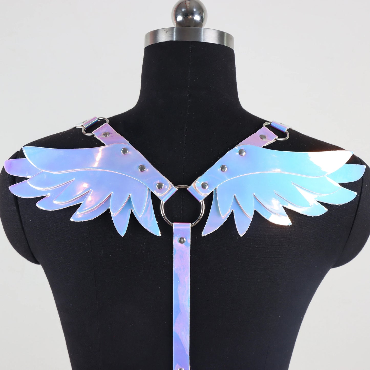 Wing detail on the shoulder straps