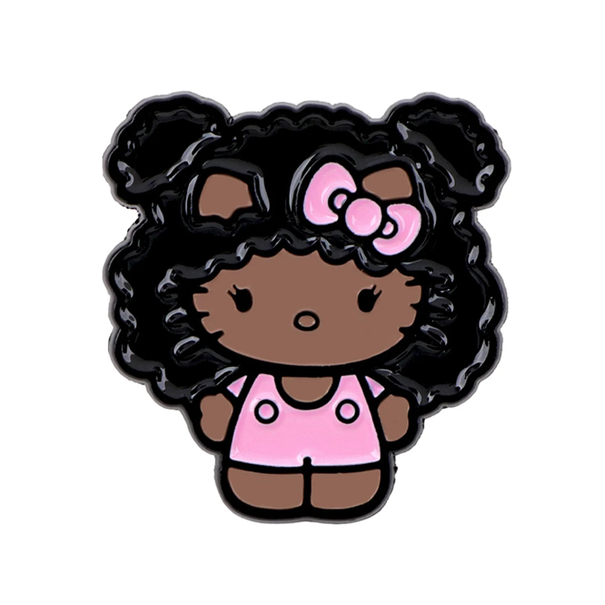 Enamel pin detail