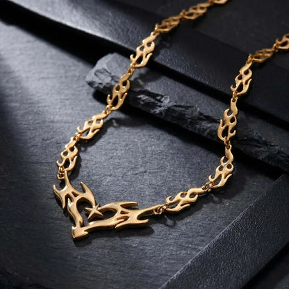 Molten Flame Chunky Choker