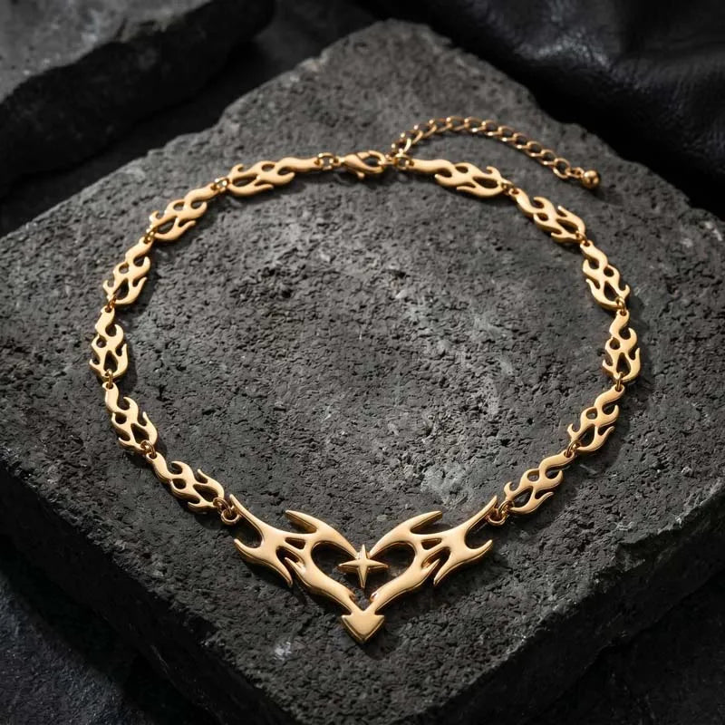 Molten Flame Chunky Choker