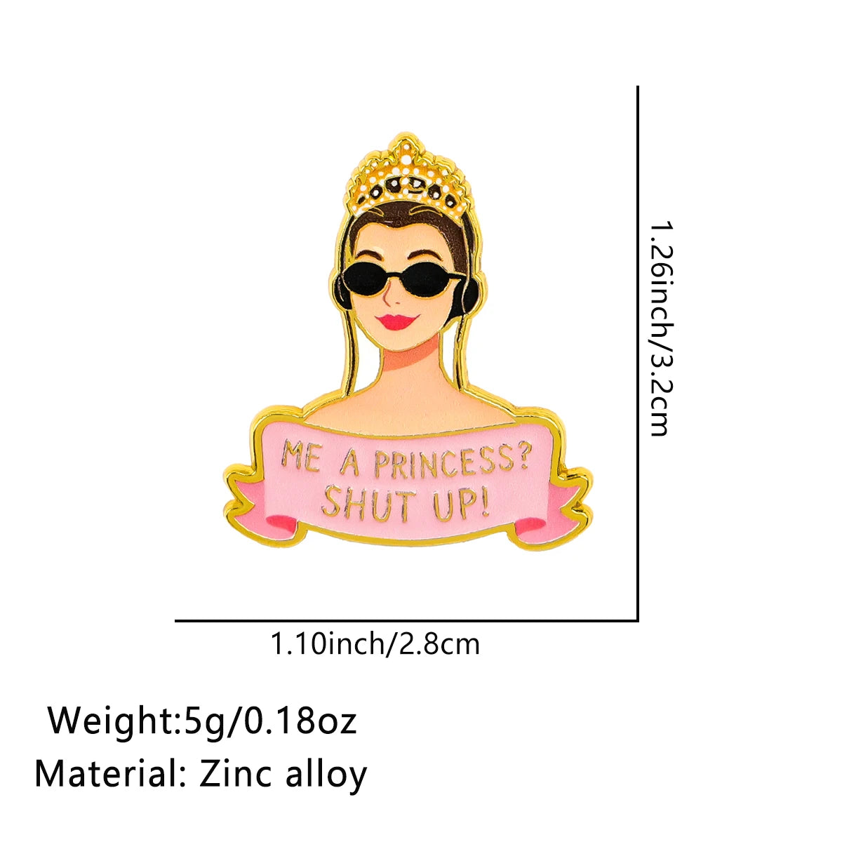 Size guide - 1.26 inches tall by 1.10 inches wide
