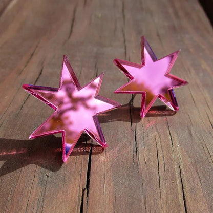 Both star studs shown side by side