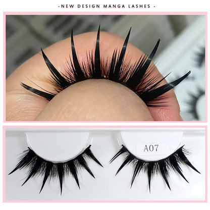 Style A07 spiked manga lash