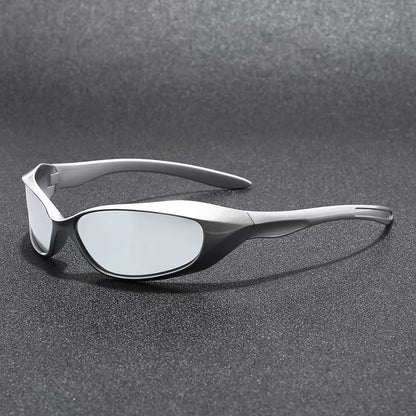 Chrome Mirror wraparound sunglasses