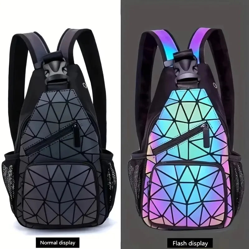 Sling bag daylight and glow comparison