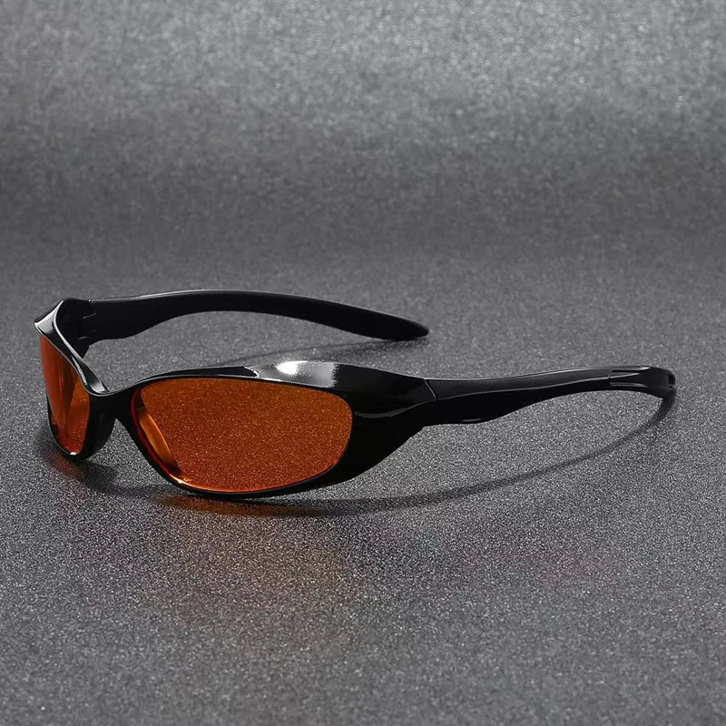 Black Sunset wraparound sunglasses