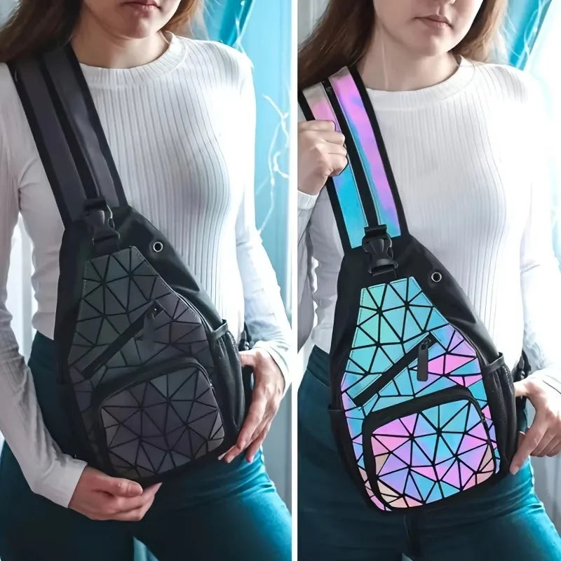 Sling bag worn over the shoulder