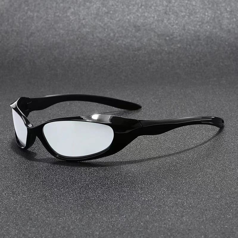 Black Mirror wraparound sunglasses