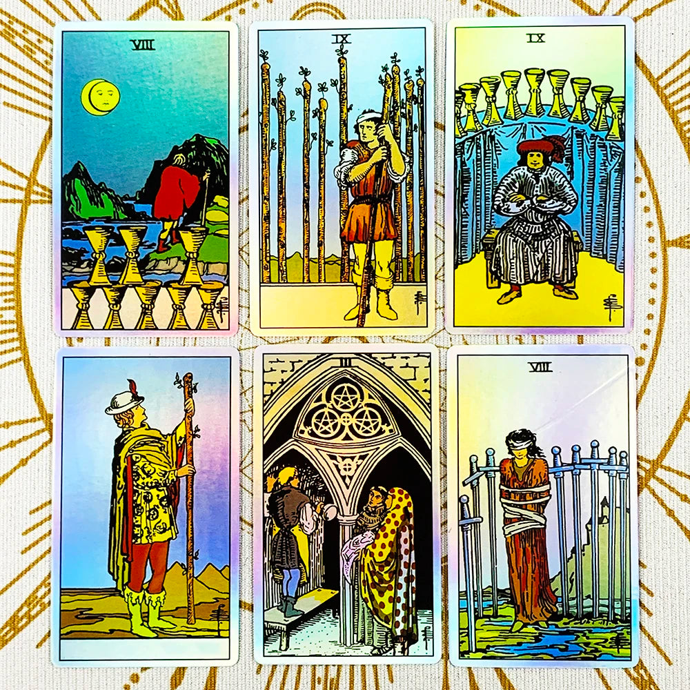Iridescent Rider-Waite Tarot Cards