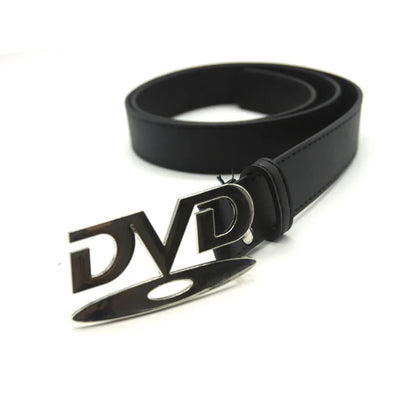 DVD belt black with buckle